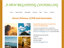 Tablet Screenshot of anewbeginningcounseling.com